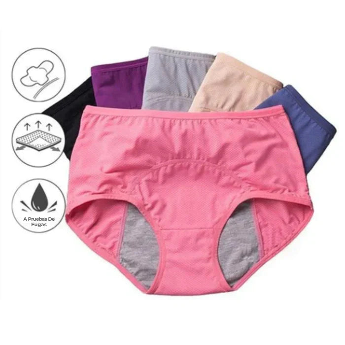 PANTY ANTI FUGAS EXTRA ABSORBENTE - SECURA™ (PACK DE 5)